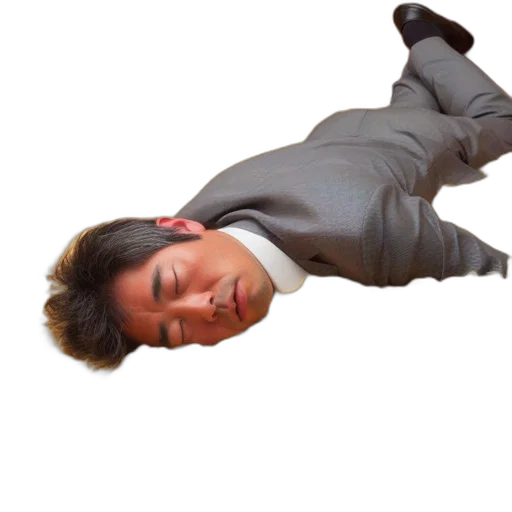 staff, creature, jacket, hair transparent PNG cut-out