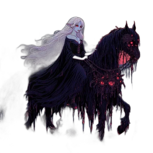 creature, dragon, hair, animal transparent PNG cut-out