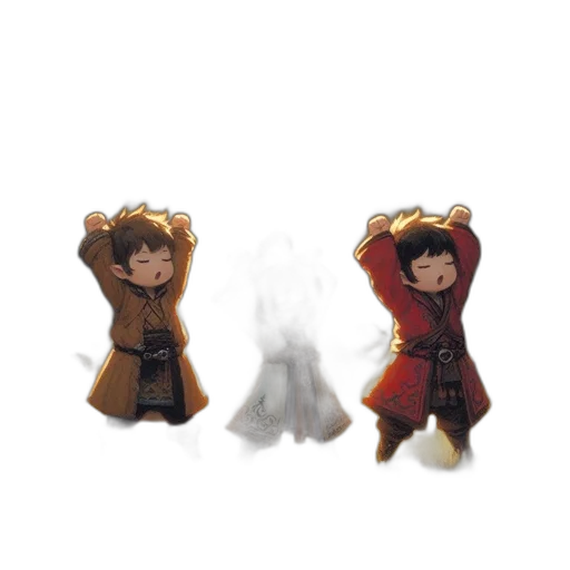 concept art, 3d render, pixel art, fantasy art transparent PNG cut-out