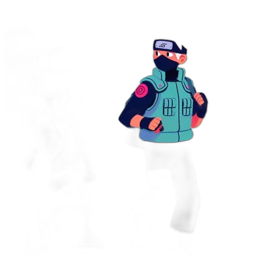 jacket, hat, creature, robot transparent PNG cut-out
