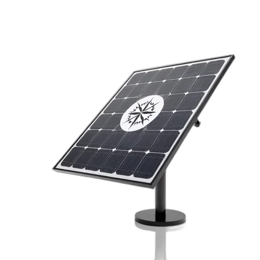 staff, modern, solar, panel transparent PNG cut-out