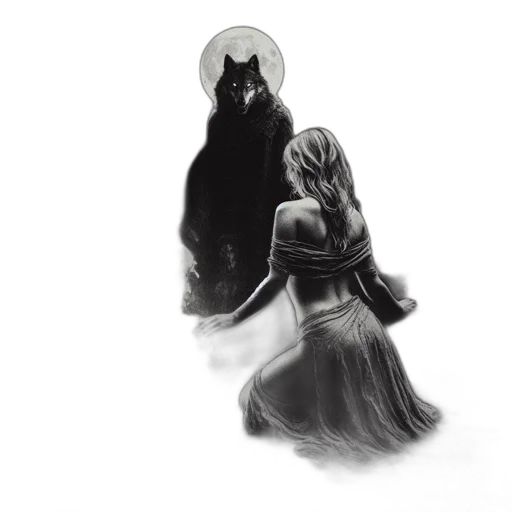 mask, dress, sword, creature transparent PNG cut-out