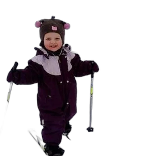 staff, snow, young, child transparent PNG cut-out