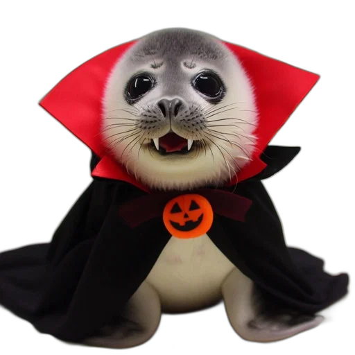 staff, animal, baby, seal transparent PNG cut-out