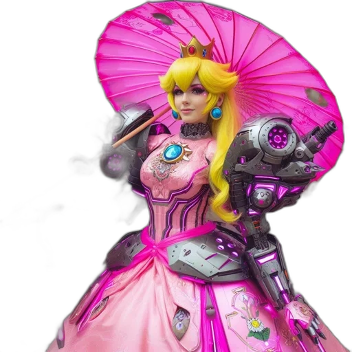 dress, robot, weapon, concept art transparent PNG cut-out