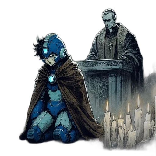 concept art, comic book art, fantasy art, watercolor transparent PNG cut-out