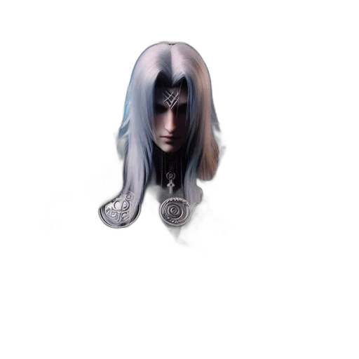 face, hair, mask, robot transparent PNG cut-out