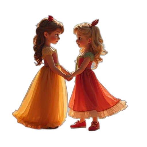 dress, crown, 3d render, concept art transparent PNG cut-out