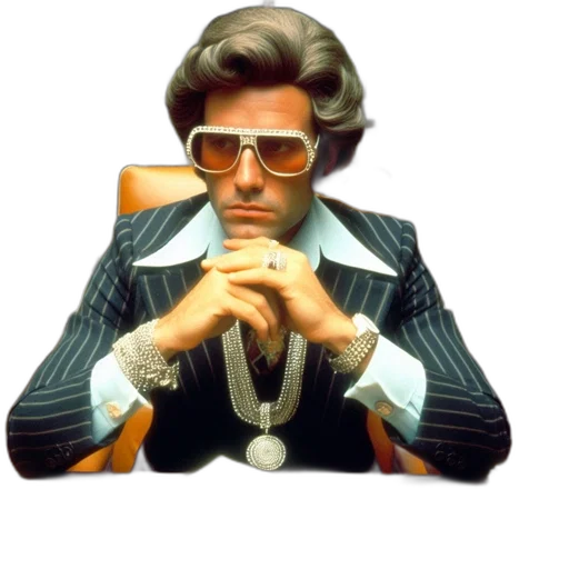 jacket, jewelry, staff, crown transparent PNG cut-out