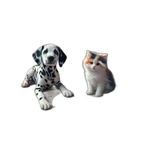 animal, staff, 3d render, photorealistic transparent PNG cut-out