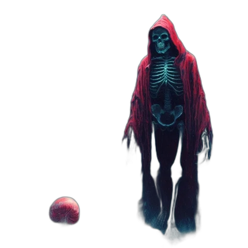 creature, mask, robot, jacket transparent PNG cut-out