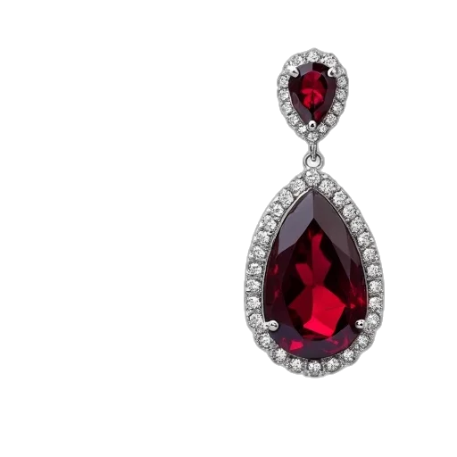 jewelry, crown, orav, garnet transparent PNG cut-out
