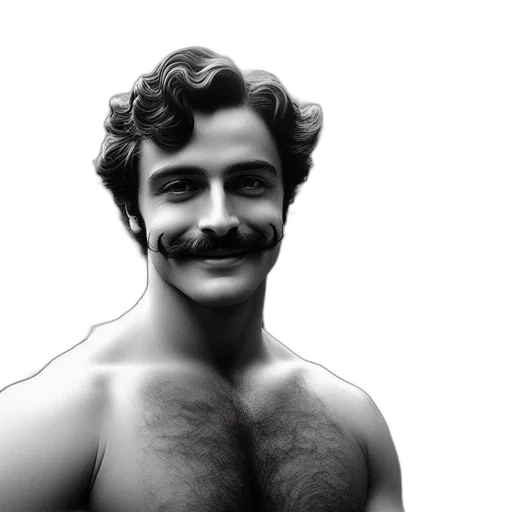 face, hair, photorealistic, man transparent PNG cut-out