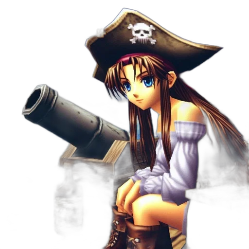 staff, weapon, hat, pixel art transparent PNG cut-out