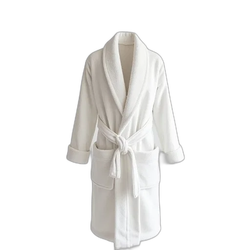 jacket, dress, white, bathrobe transparent PNG cut-out