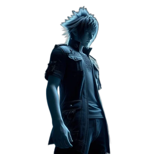 mask, jacket, dress, hair transparent PNG cut-out