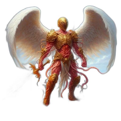 creature, staff, dragon, crown transparent PNG cut-out