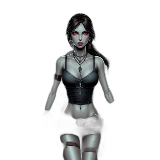 dress, staff, concept art, fantasy art transparent PNG cut-out