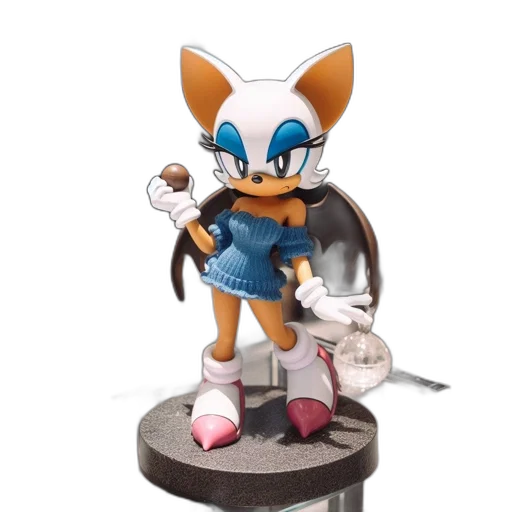 3d render, concept art, feline-human, hybrid transparent PNG cut-out
