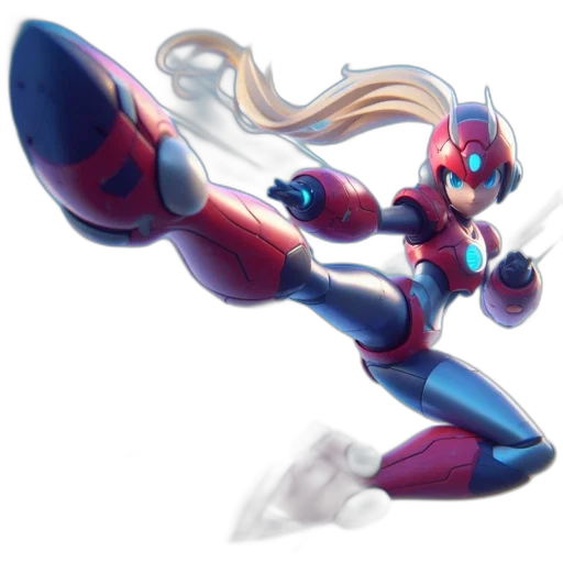 robot, weapon, concept art, 3d render transparent PNG cut-out