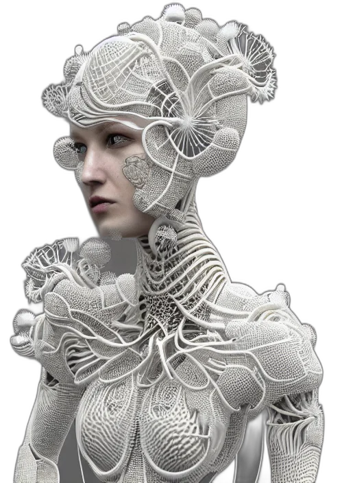 dress, robot, face, jewelry transparent PNG cut-out