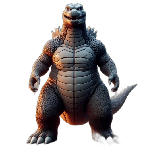 creature, animal, dragon, 3d render transparent PNG cut-out