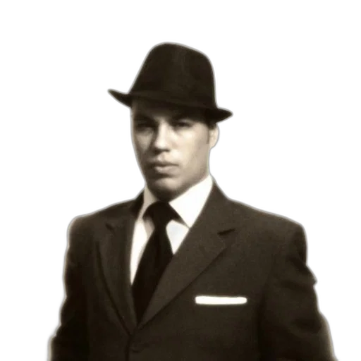 hat, staff, face, photorealistic transparent PNG cut-out