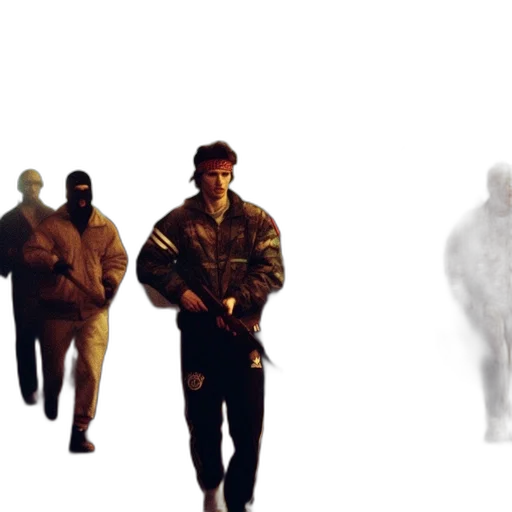 jacket, mask, concept art, 3d render transparent PNG cut-out