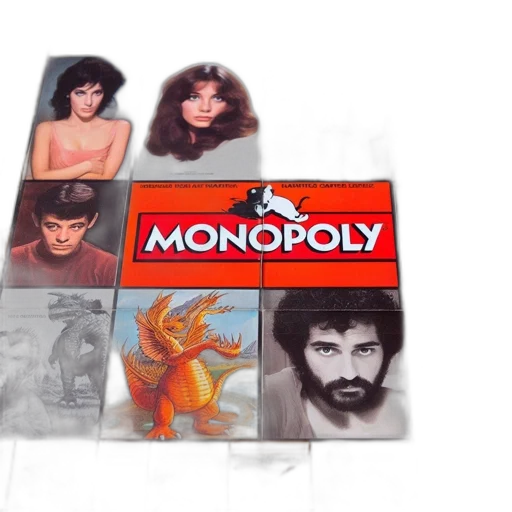 concept art, personalized, monopoly, board transparent PNG cut-out