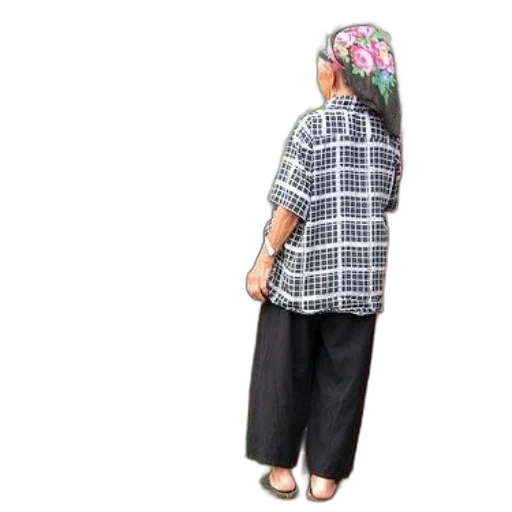 dress, jacket, staff, woman transparent PNG cut-out