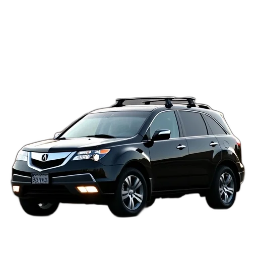 car, 3d render, black, 2009 transparent PNG cut-out