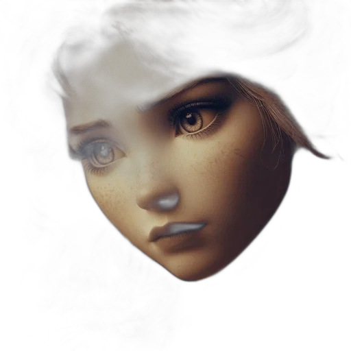 face, mask, robot, creature transparent PNG cut-out
