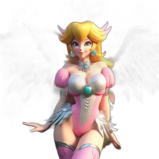 dress, concept art, fantasy art, 3d render transparent PNG cut-out