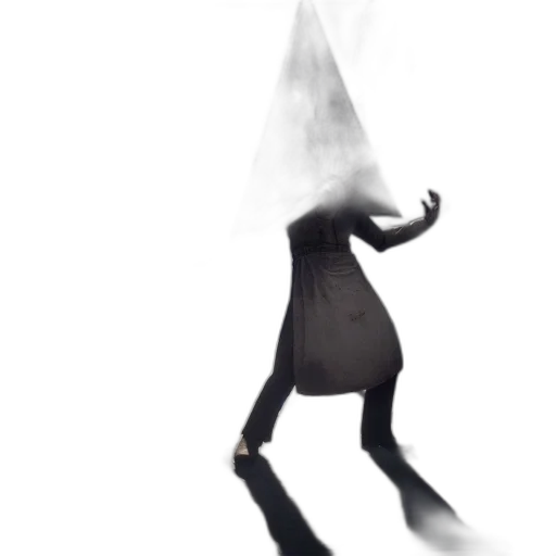 umbrella, mask, staff, creature transparent PNG cut-out