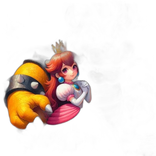 weapon, staff, crown, robot transparent PNG cut-out