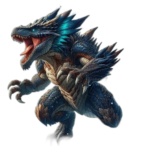 dragon, creature, animal, concept art transparent PNG cut-out