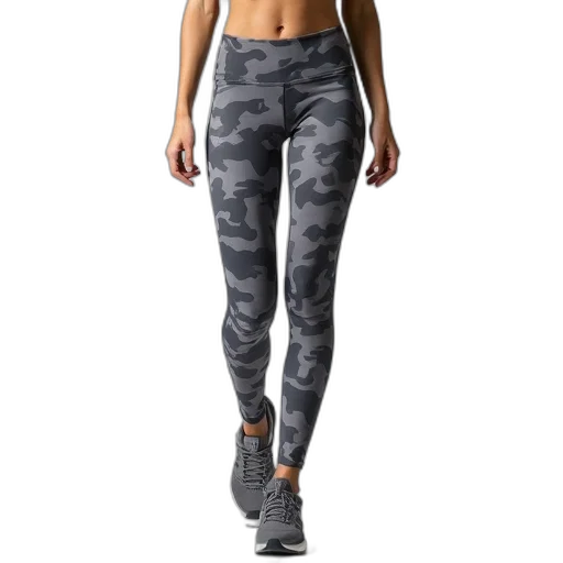aefe, activewear, grey, camo transparent PNG cut-out