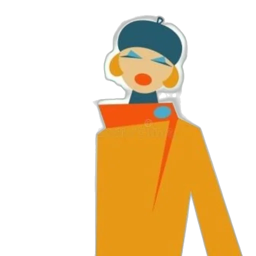 jacket, staff, cartoon, concept art transparent PNG cut-out