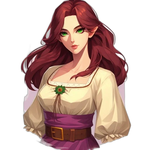 staff, jewelry, dress, face transparent PNG cut-out