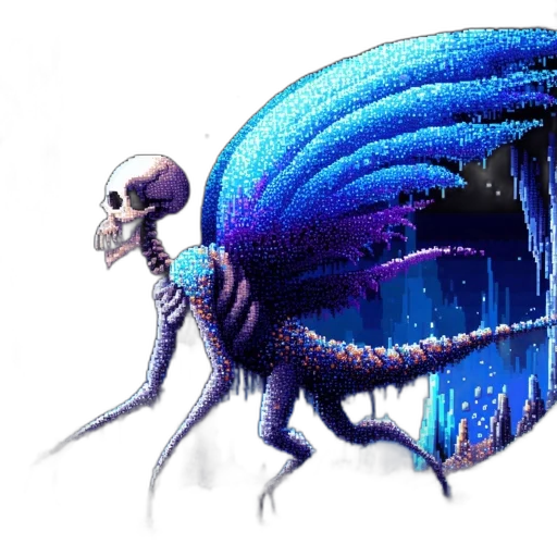 creature, dragon, animal, robot transparent PNG cut-out