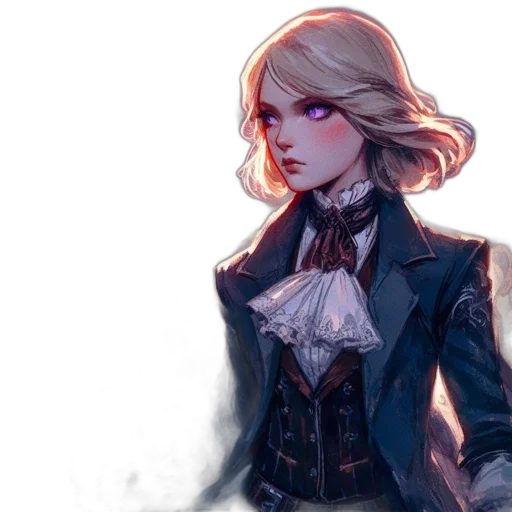 jacket, staff, face, crown transparent PNG cut-out
