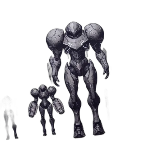 robot, creature, weapon, concept art transparent PNG cut-out