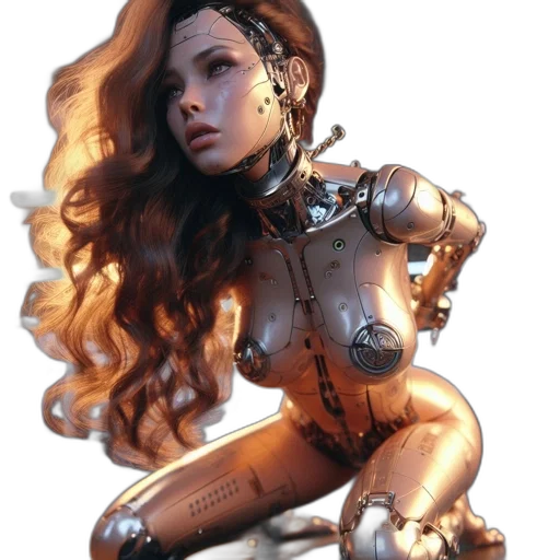robot, concept art, fantasy art, comic book art transparent PNG cut-out
