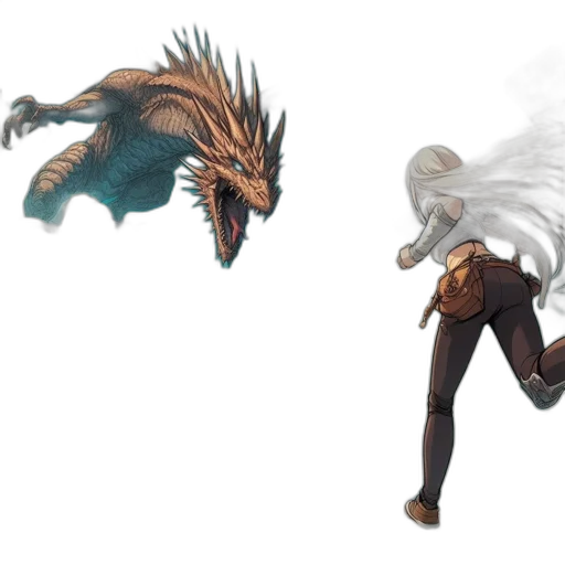 dragon, creature, concept art, fantasy art transparent PNG cut-out