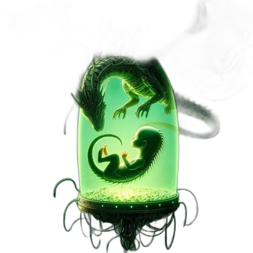 bottle, mask, creature, crown transparent PNG cut-out