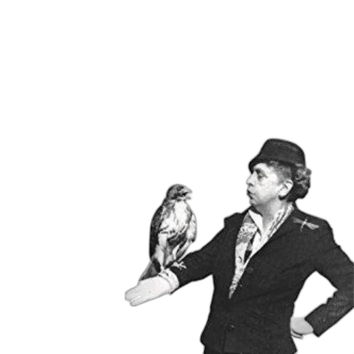 animal, hat, staff, jacket transparent PNG cut-out