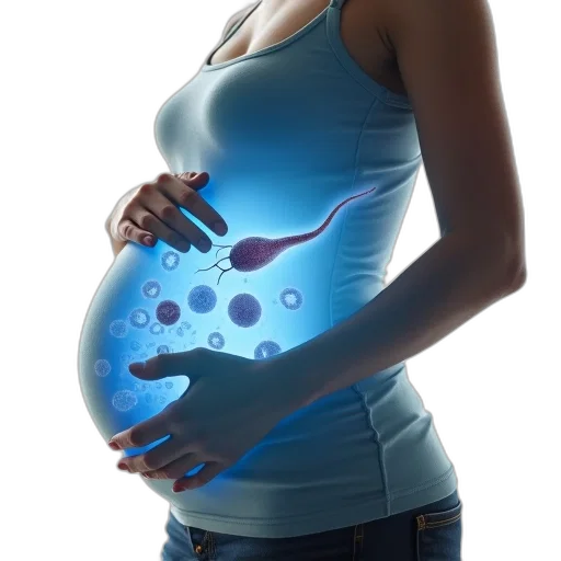 photorealistic, pregnant, woman, standing transparent PNG cut-out