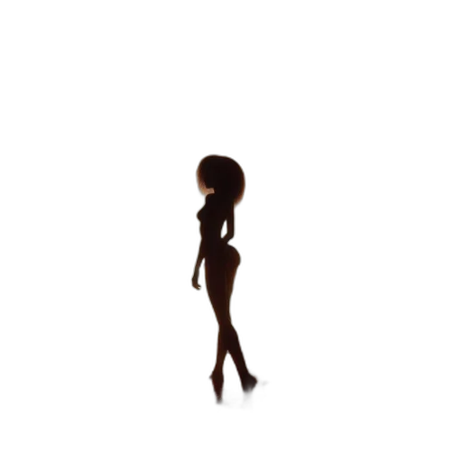 dress, staff, hair, robot transparent PNG cut-out