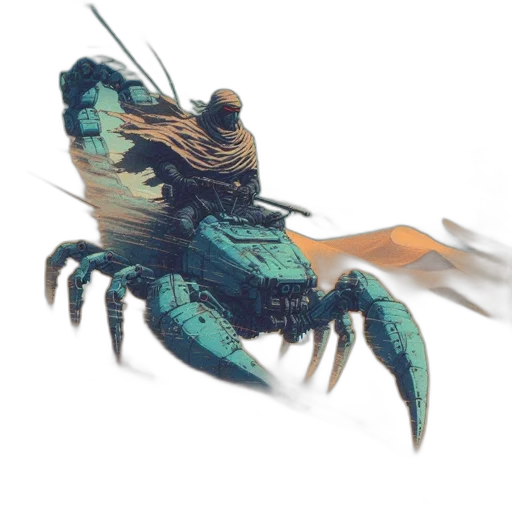 creature, dragon, animal, robot transparent PNG cut-out