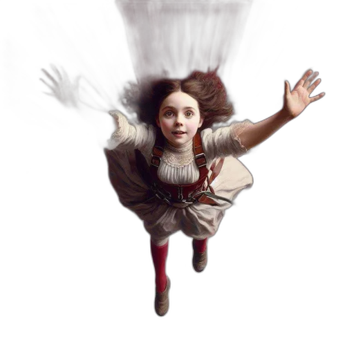 creature, hair, face, staff transparent PNG cut-out